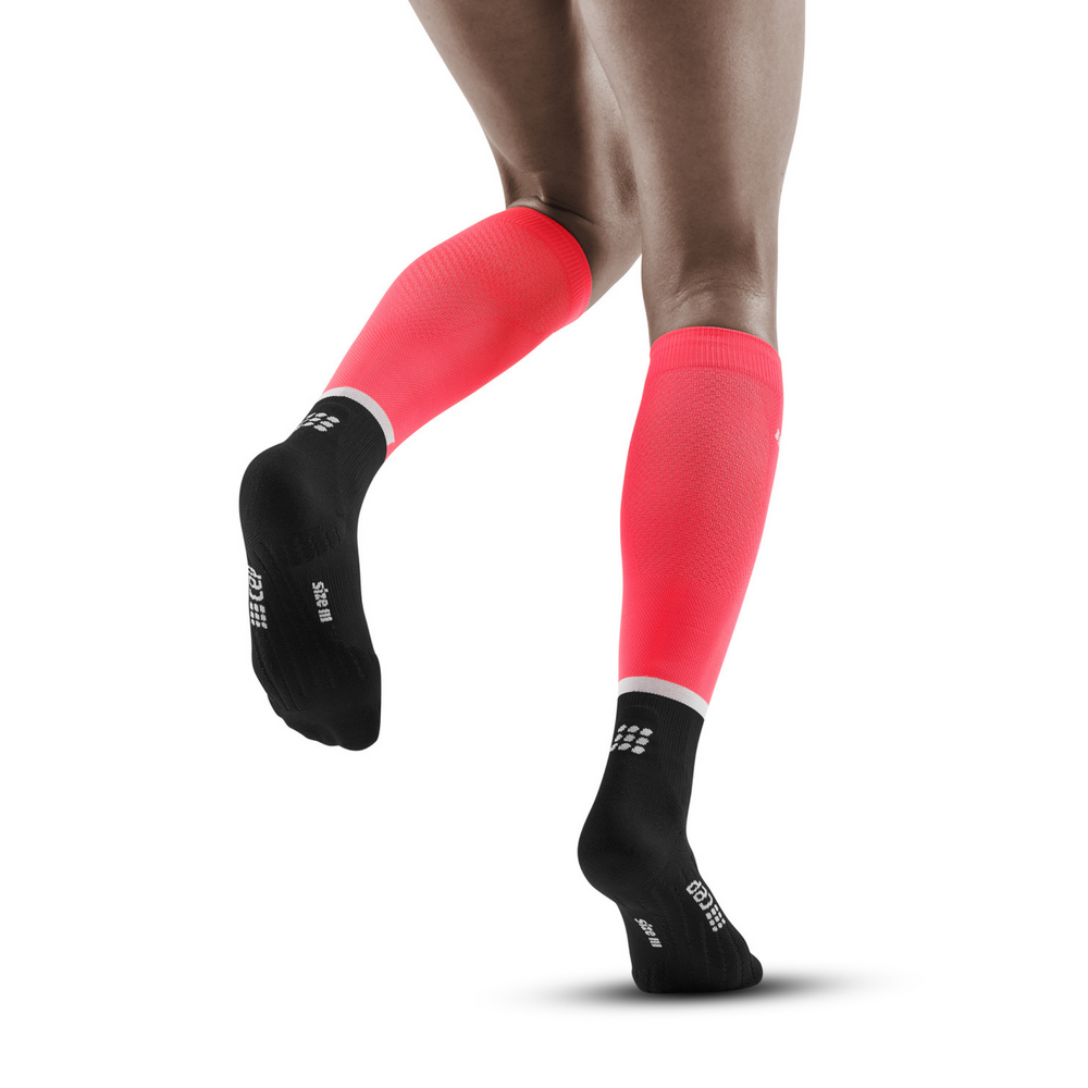 The Run Compression Tall Socks 4.0, Women, Pink/Black