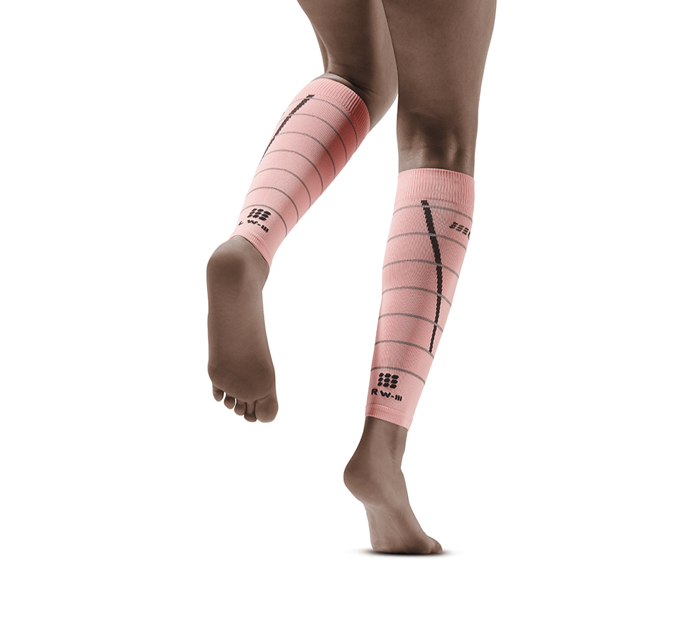 Reflective Compression Calf Sleeves, Women