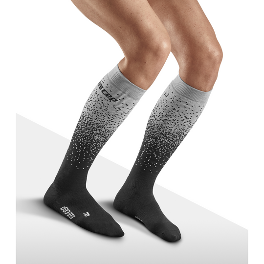 Ski Snowfall Tall Compression Socks, Women