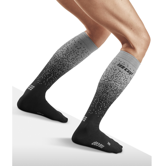 Ski Snowfall Tall Compression Socks, Women