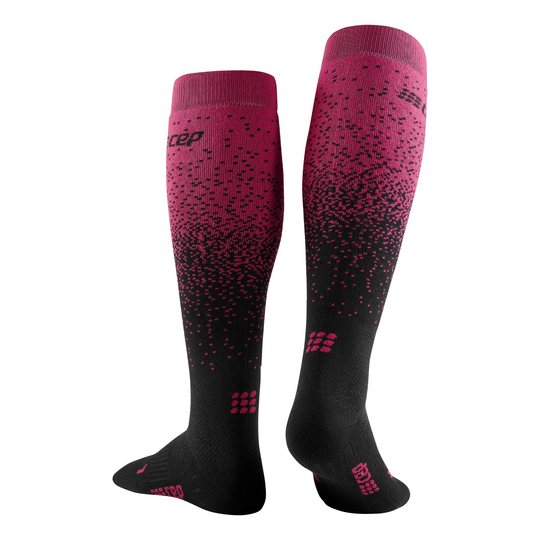 Ski Snowfall Tall Compression Socks, Women