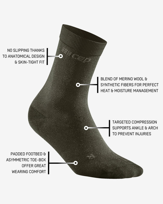 Business Mid Cut Compression Socks, Women