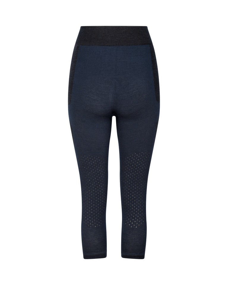 SKI MERINO BASE LAYER TIGHTS 3/4, 2.0, Women