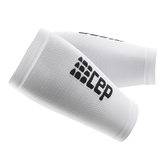 Compression Forearm Sleeves, White/Black, Side View