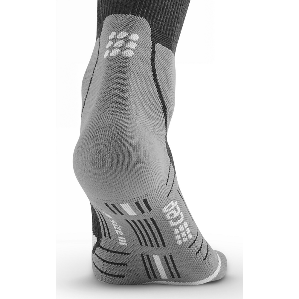 Hiking Light Merino Tall Compression Socks, Men, Sungold/Black, Detail