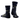 Hiking Merino Mid Cut Compression Socks, Women, Peacoat/Grey, Back View