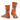 Hiking Merino Mid Cut Compression Socks, Women, Sunset/Grey, Back View