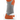 Hiking Merino Mid Cut Compression Socks, Women, Sunset/Grey, Front View
