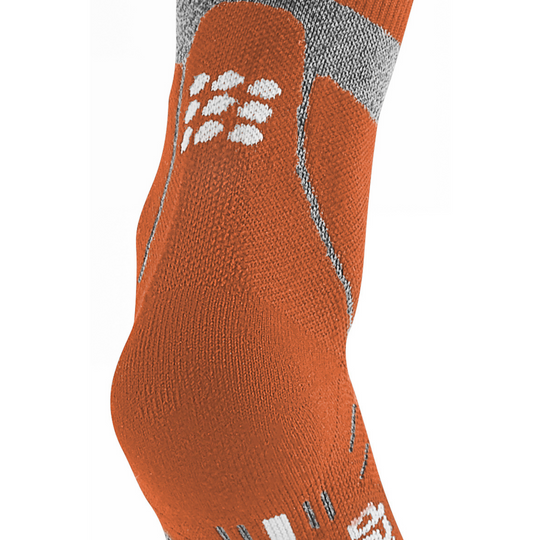 Hiking Merino Mid Cut Compression Socks, Men, Sunset/Grey, Detail 2