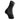Compression Ankle Sleeve, Black, Back View