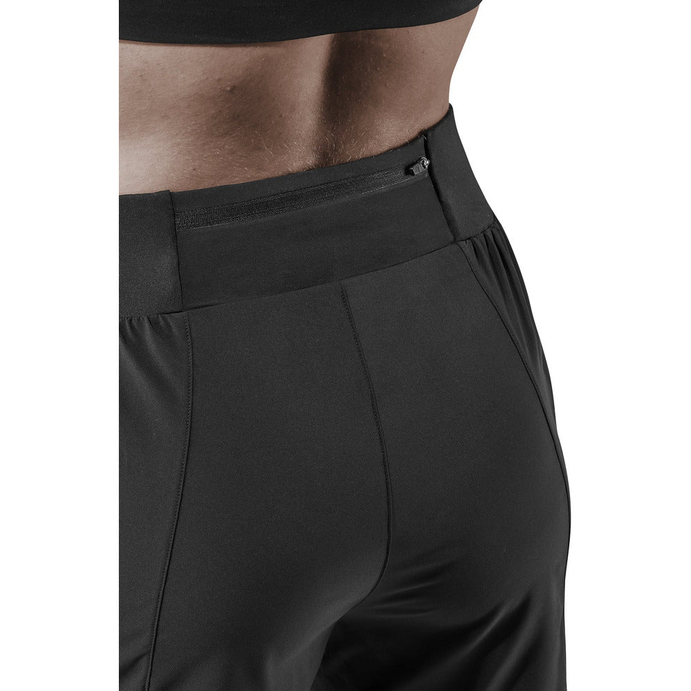 Run Loose Fit Shorts, Women, Black, Back Detail