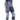 Ski Touring 3/4 Base Tights, Men, Blue - Front View