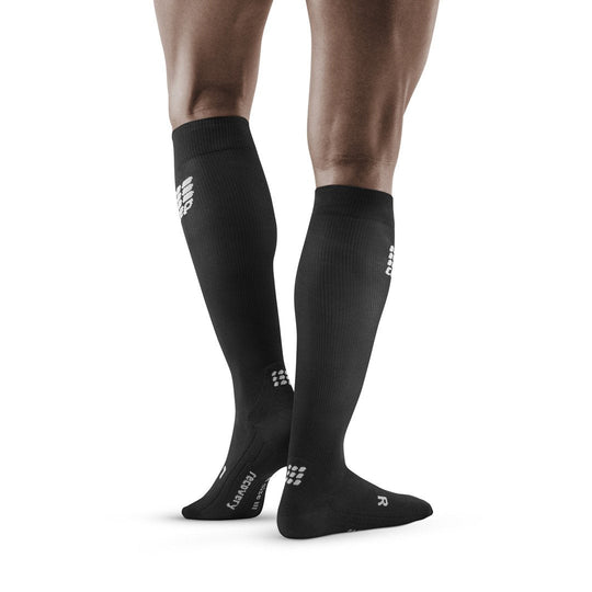Tall Compression Socks for Recovery, Men, Black