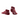 The Run No Show Socks 4.0, Women, Dark Red