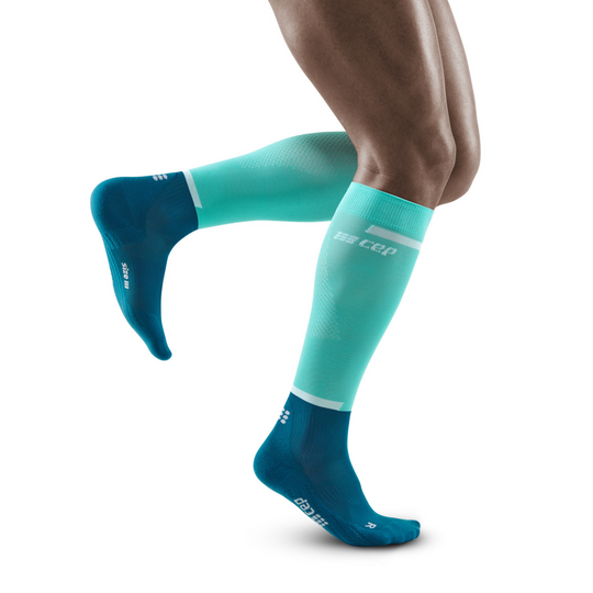 The Run Compression Tall Socks 4.0, Men, Ocean/Petrol