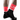 The Run Compression Mid Cut Socks 4.0, Men, Pink/Black, Side View