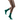 Reflective Mid Cut Compression Socks, Women, Green