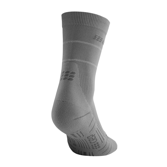 Reflective Compression Mid Cut Socks, Women
