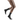 Reflective Mid Cut Compression Socks, Women, Black