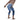 Ski Touring 3/4 Base Tights, Men, Blue - Back View Model