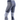 Ski Touring 3/4 Base Tights, Men, Blue - Back View