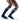 Ski Thermo Merino Socks, Women, Blue/Grey - Front View Model