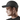 Run Cap, Black, Side View Model, Men