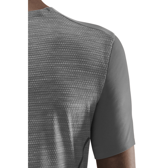 Run Short Sleeve Shirt, Women, Grey, Detail 2