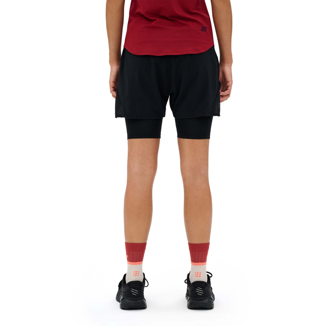 Short De Compression CEP Dynamic+ Run 2.0 Femme – Noir, Taille 3 – Cuissard De Running